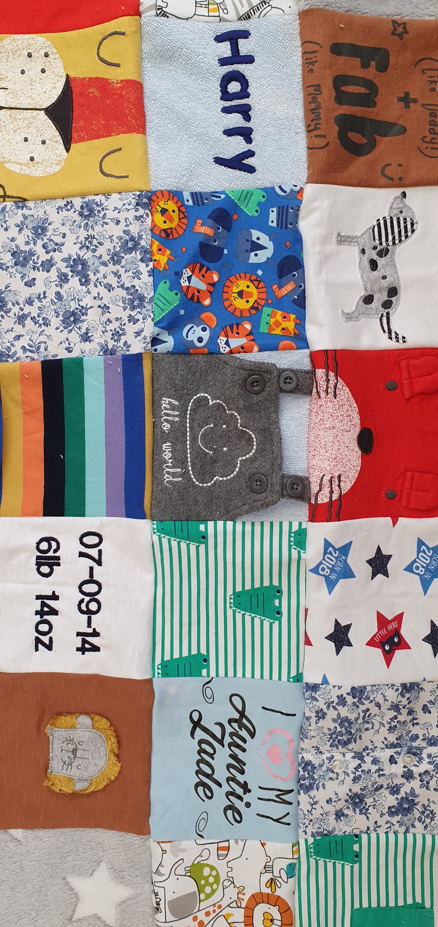 Keepsake blanket