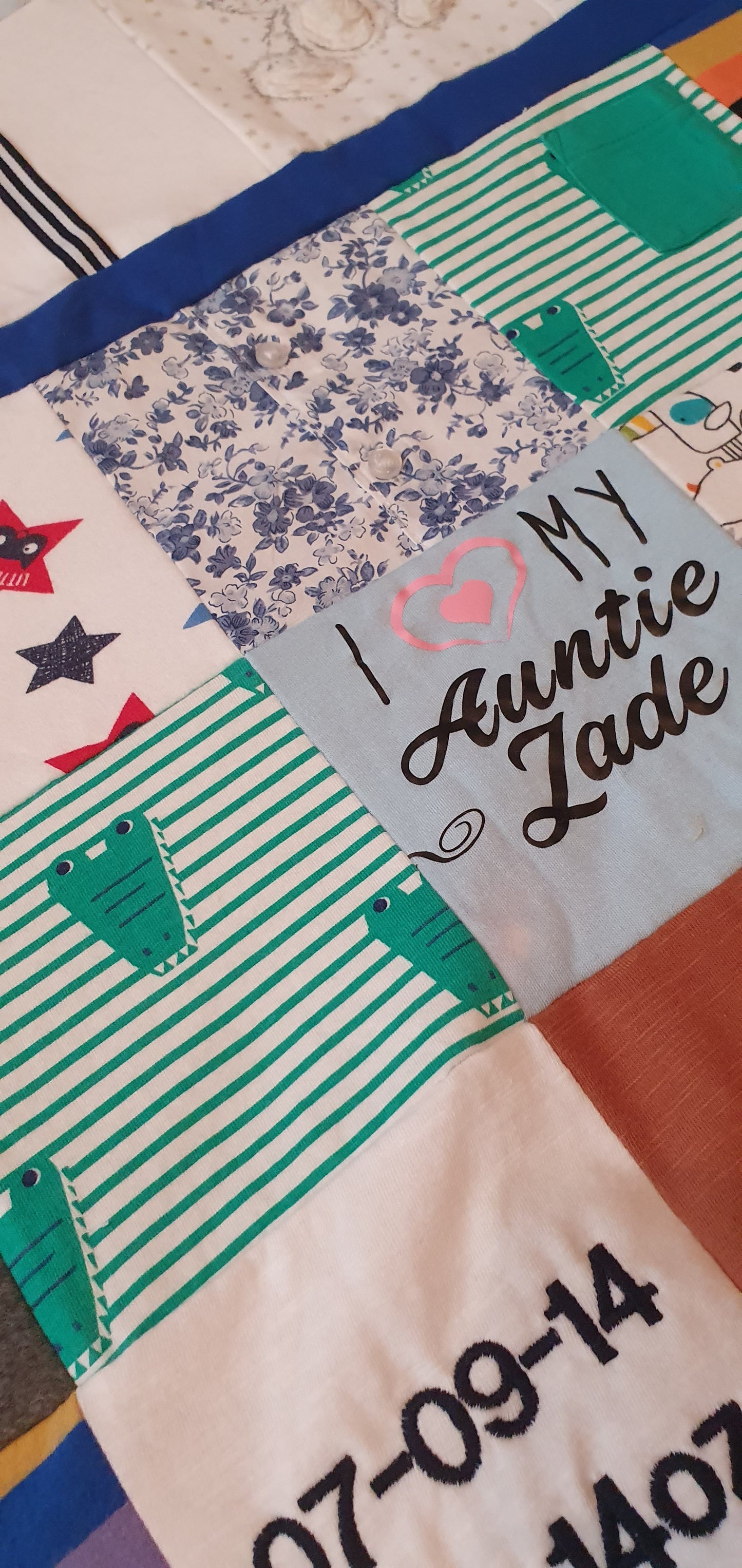 Keepsake blanket