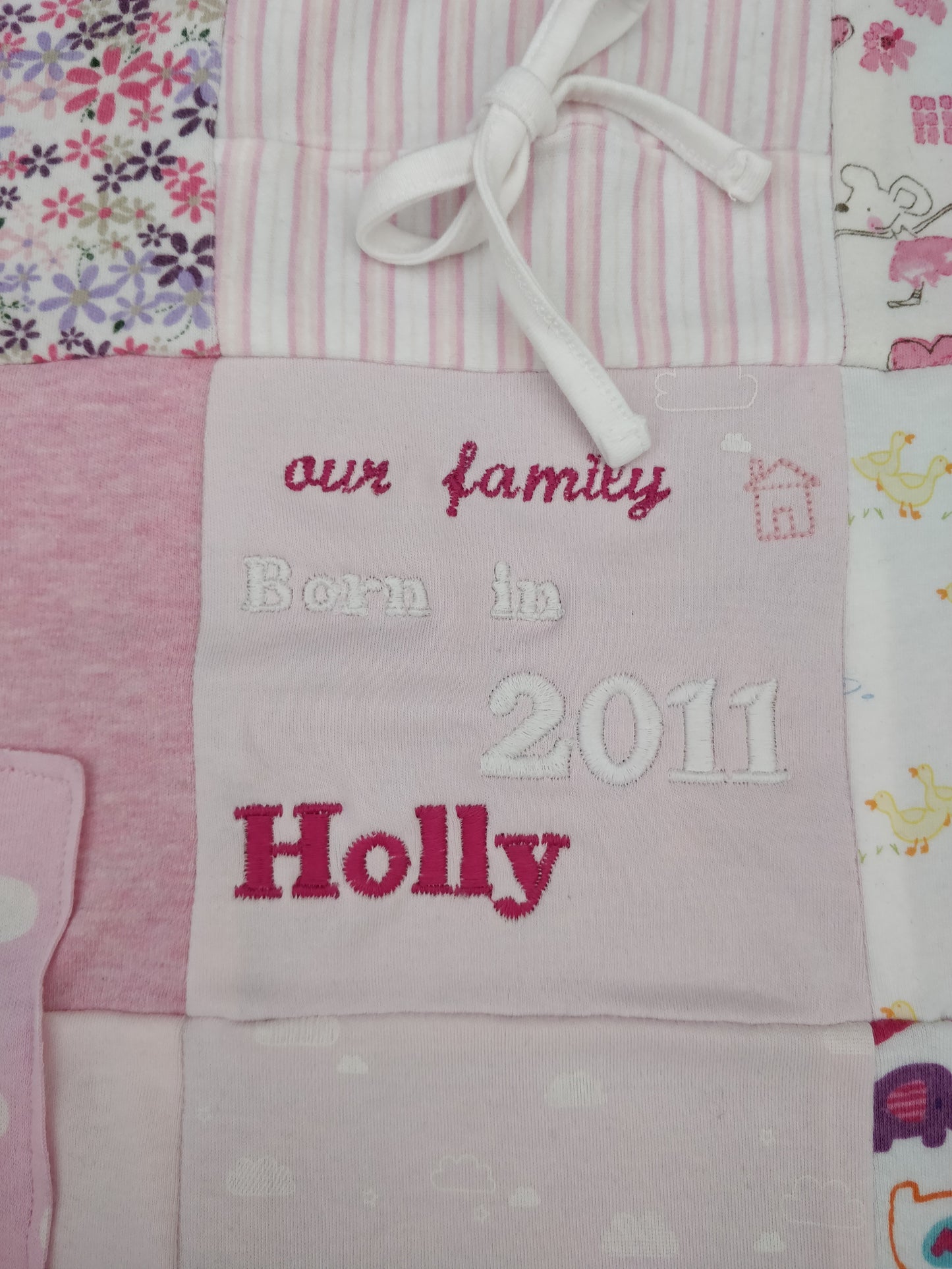 Keepsake blanket