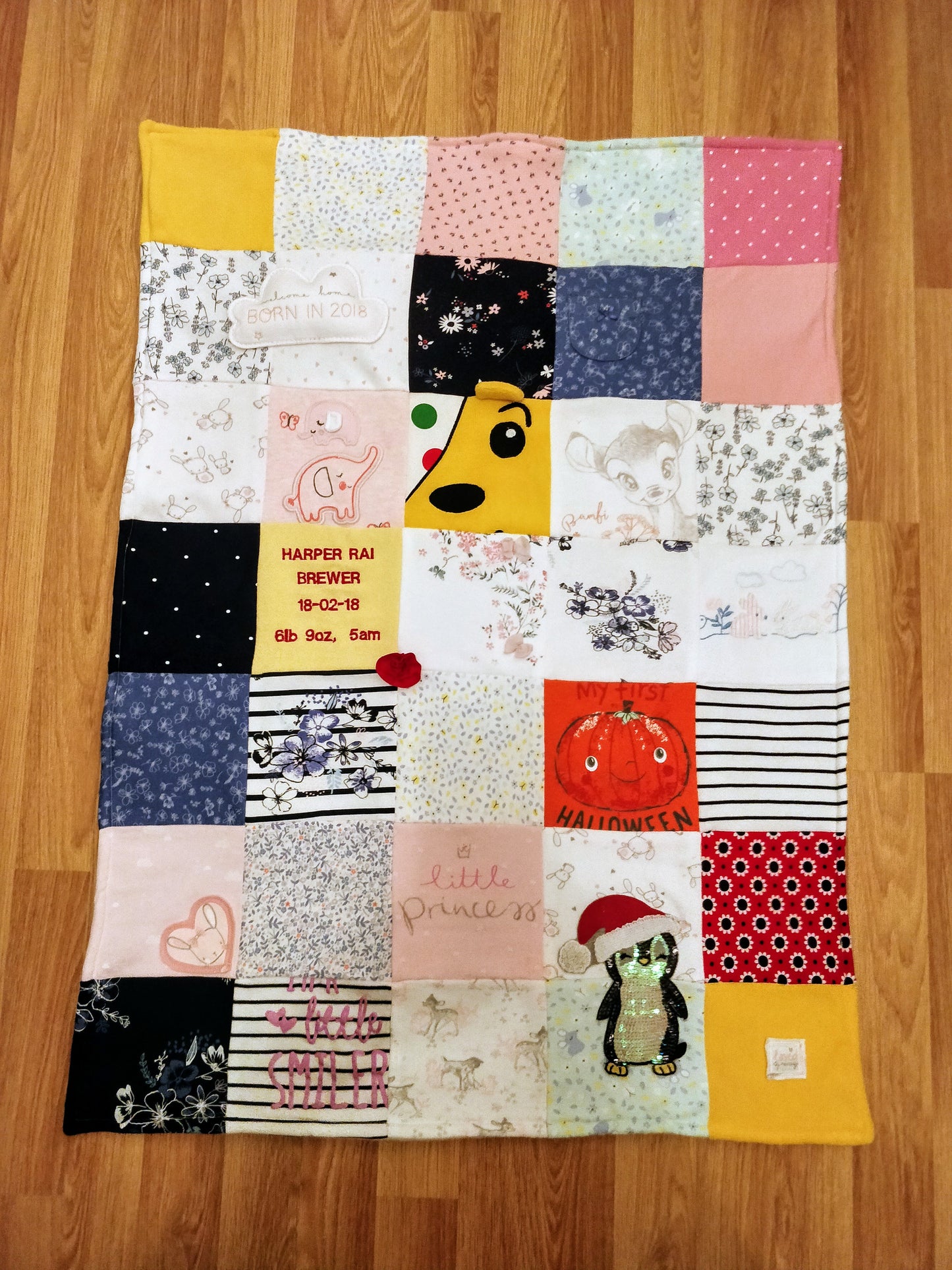 Keepsake blanket