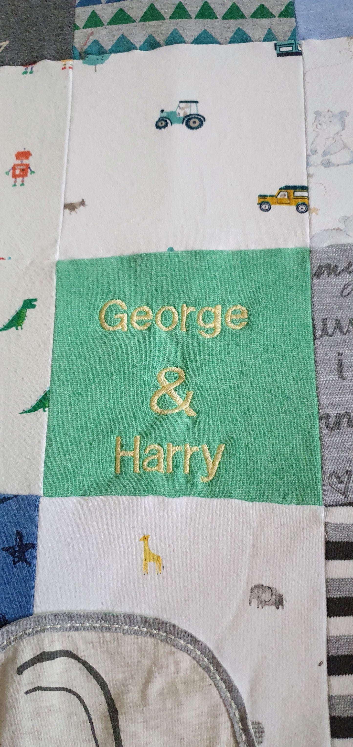 Keepsake blanket