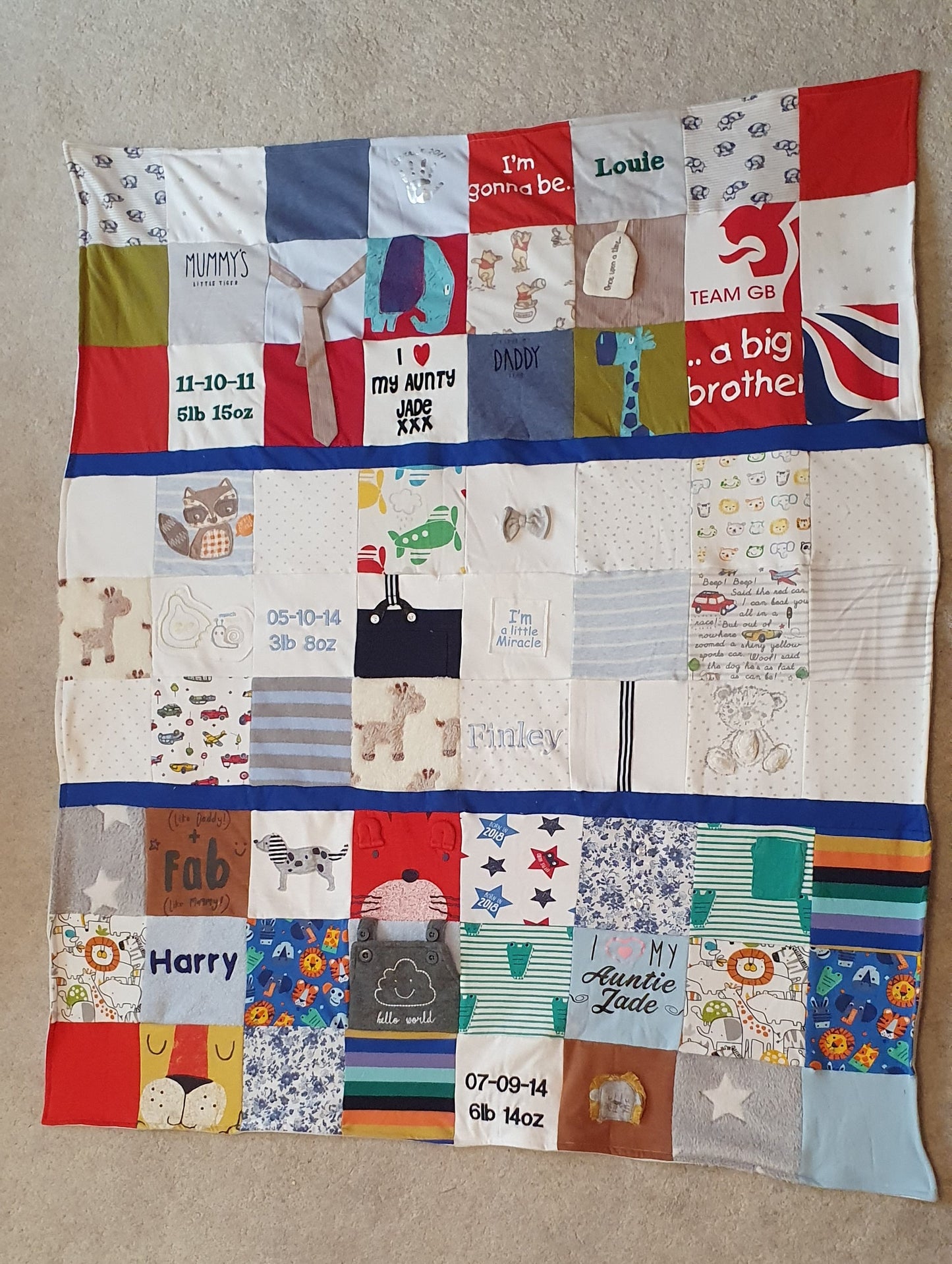 Keepsake blanket