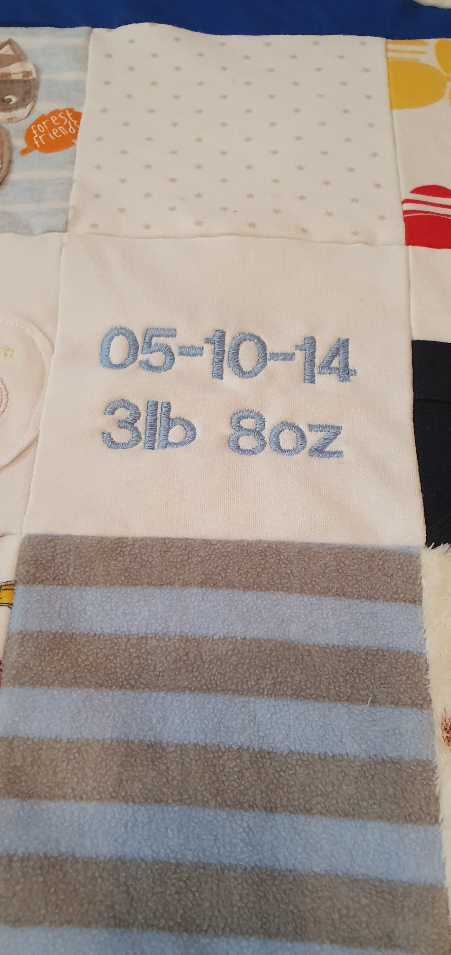 Keepsake blanket