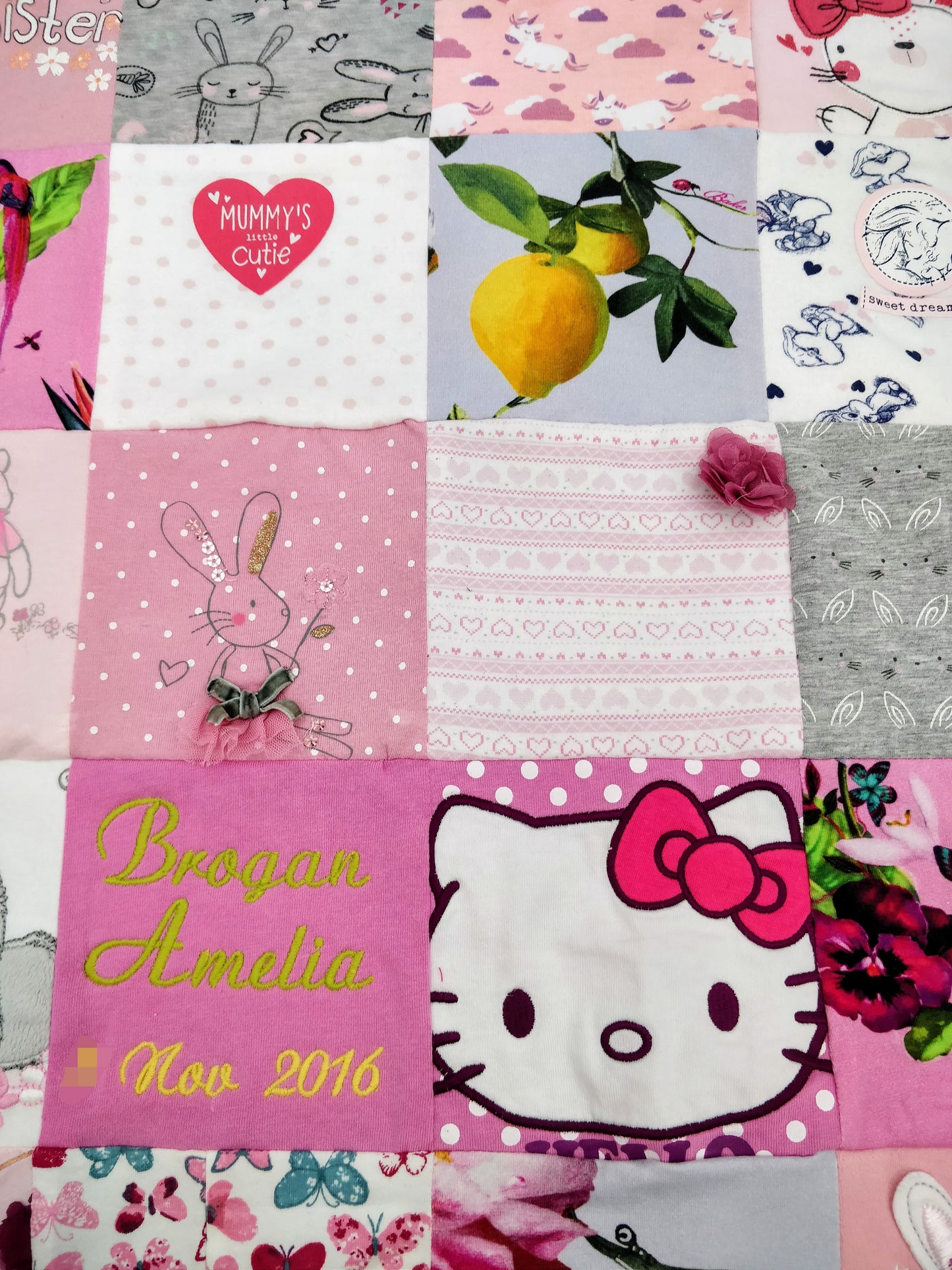 Keepsake blanket