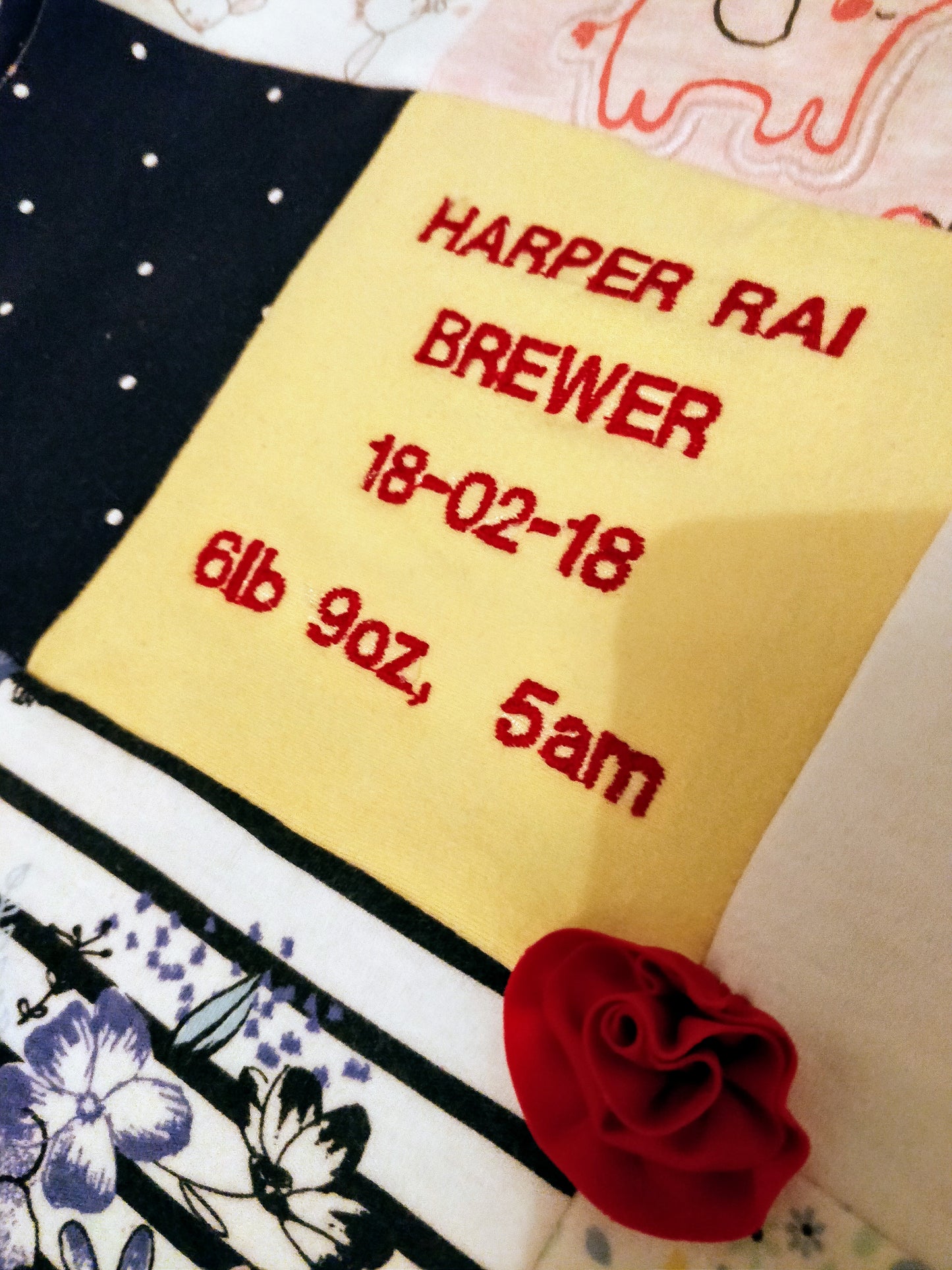 Keepsake blanket